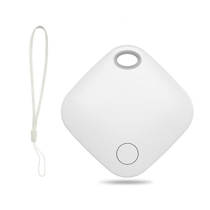 Bluetooth kulcskereső LED zseblámpával bőröndökhöz, pénztárcákhoz, háziállatokhoz, készlethez