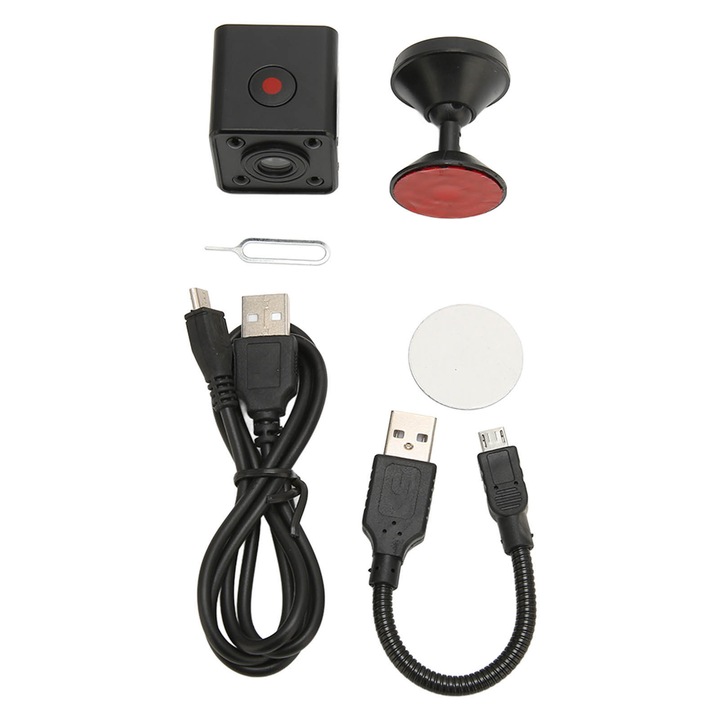 Мини безжична камера WiFi 1080P Детектор на движение Нощно виждане Черна