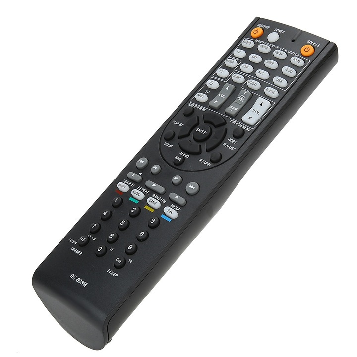 RC-803M csere távirányító, ONKYO TX NR609 TX NR609B HT s7409 HT s8409 AV vevőegységhez