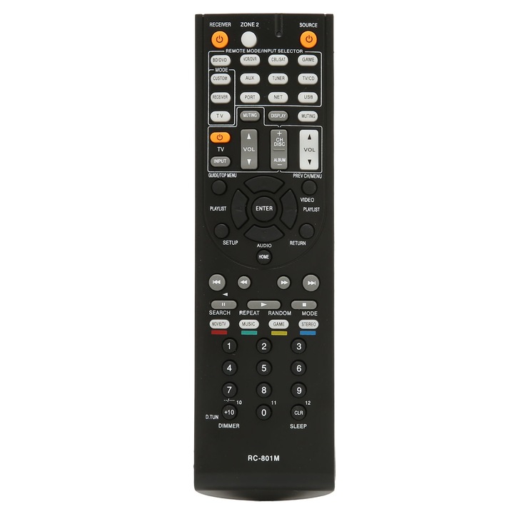 Telecomanda RC 801M, receptor AV, pentru HT RC360 HT S7400 HT R690 HT S8400 TX NR509 TX NR509S TX NR509B HTRC 360