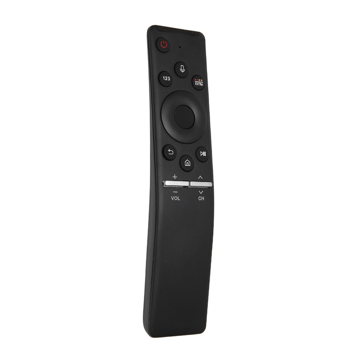 A Bluetooth Voice TV távirányító kompatibilis a Samsung BN5901266A RMCSPM1AP1 QN65Q7FD UN75MU630D UN50MU630D UN65MU850D 4K TV-vel.