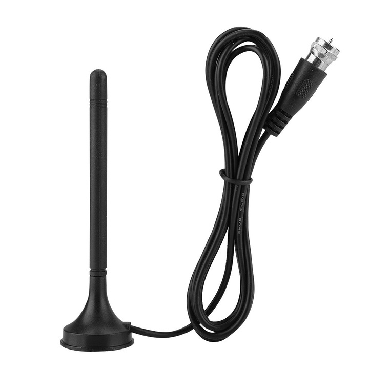 Вътрешна цифрова телевизионна антена 70 MHz, усилване 10 dBi, магнитна основа