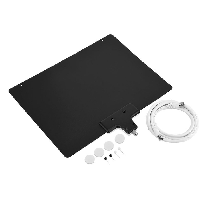 LAN-1041 35-милна ултратънка вътрешна UHF цифрова телевизионна антена за 720P 1080P 4K Full HDTV