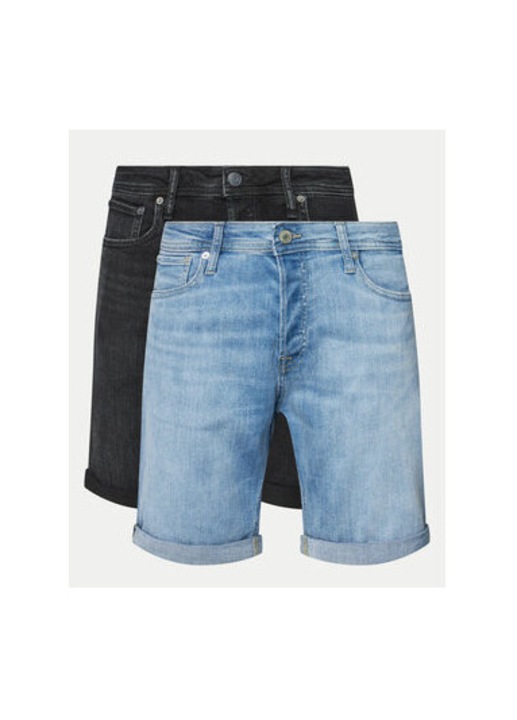 Set pantaloni scurti barbati Jack and Jones, Negru