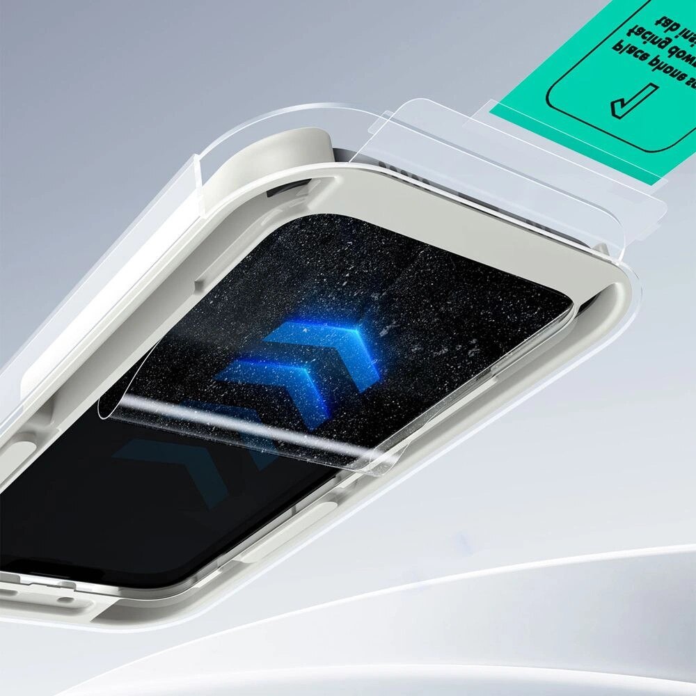 Set 2 folii protectie ESR UltraFit Tempered Glass compatibil cu iPhone 13/13 Pro/14/16e Clear