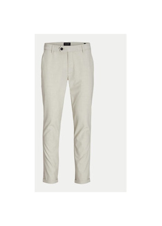 Férfi nadrág, Jack and Jones, 304782244, Poliészter/Viszkóz, Bézs, Bézs