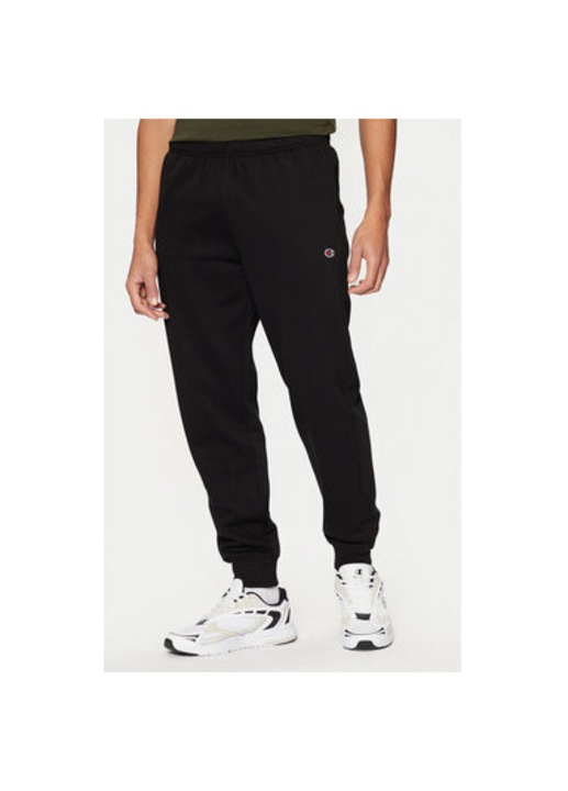 Pantaloni Barbati, Champion, 304699535, Bumbac, Poliester, Negru, Negru