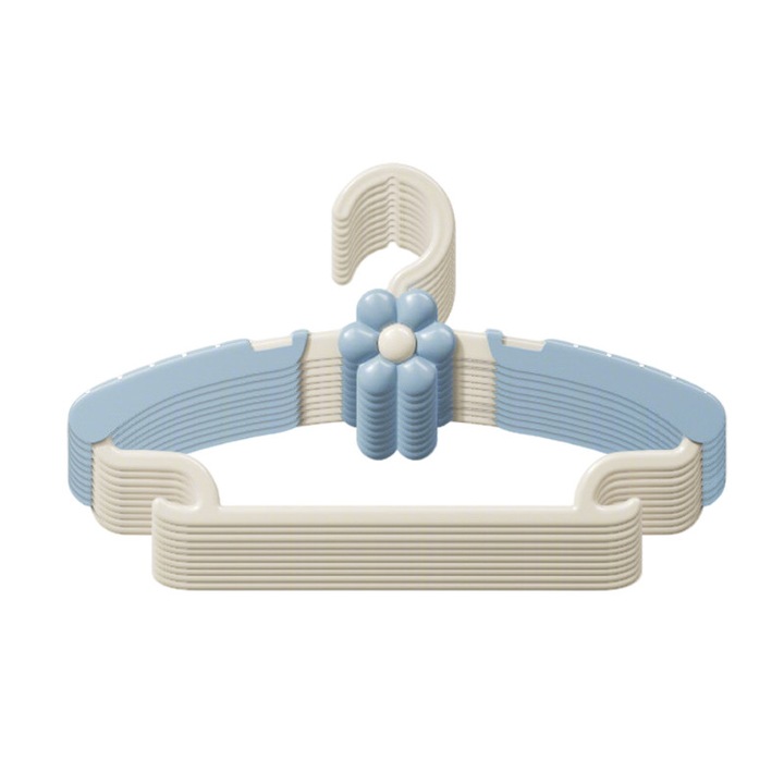 Set umerase pentru copii, WEPZSXO, 10 bucati, ajustabile, alb/albastru, 35x15cm