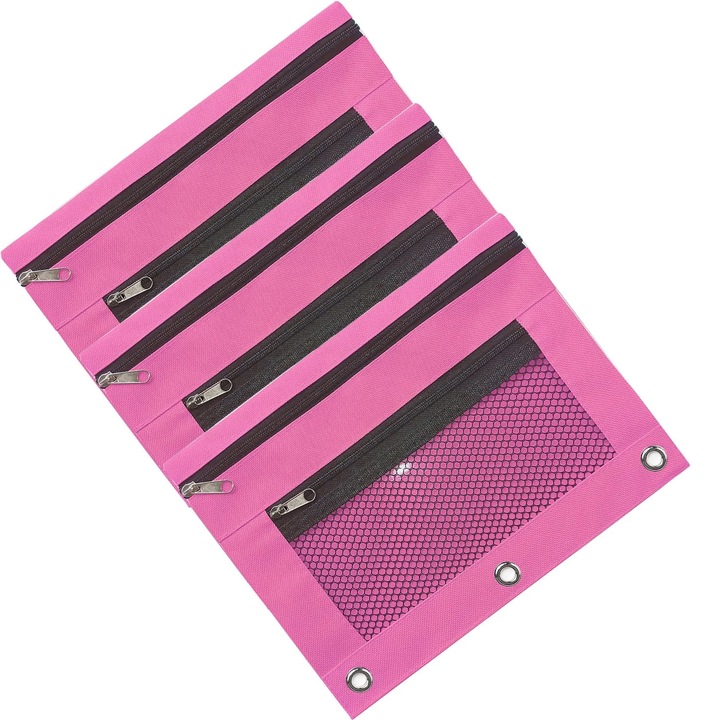 Penar set 3 piese, capacitate mare, transparent, 25x18cm