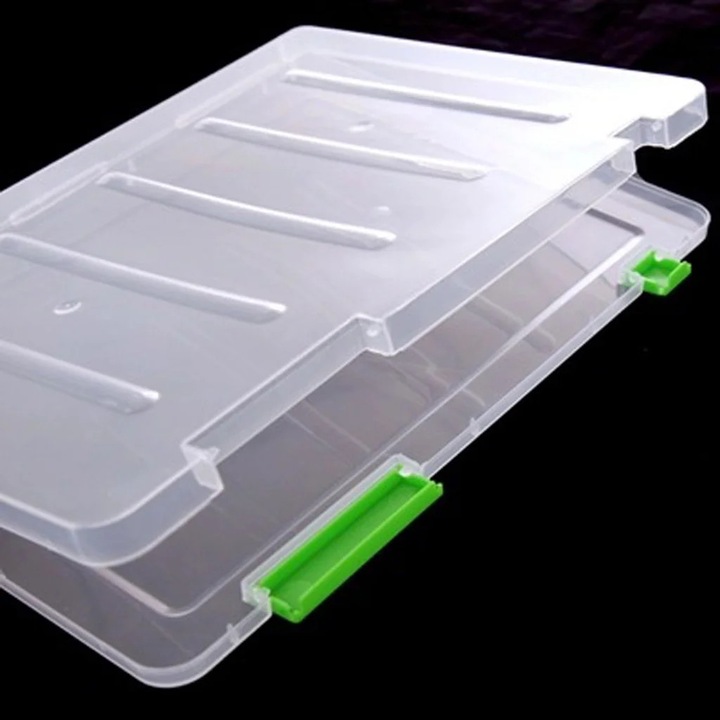 Cutie depozitare documente A4 YANYXR transparent 30.7x23.2cm