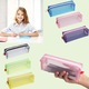 Penar nylon transparent YANYXR, capacitate mare, 21x6.5x0.5cm
