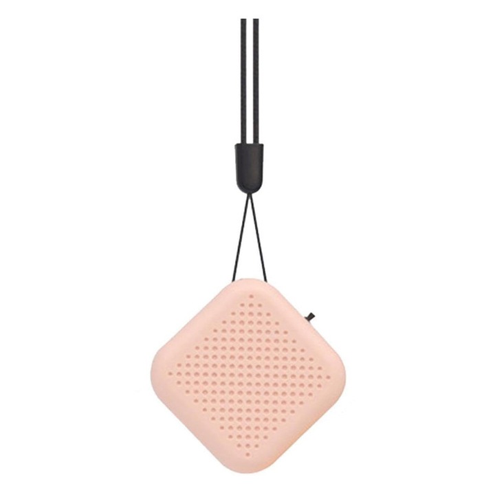 Purificator de aer portabil, Ioni negativi, silentios, colier purificator, Roz