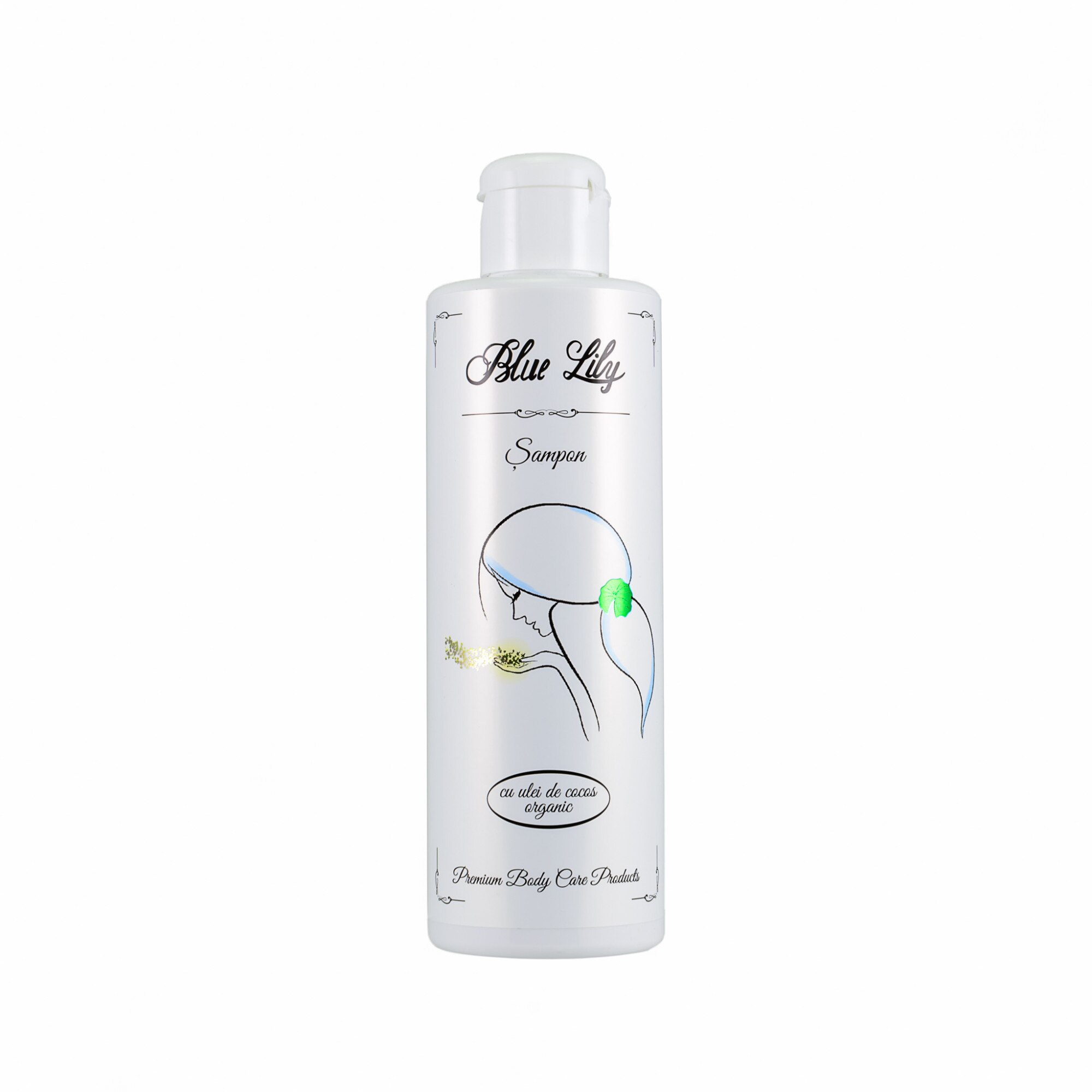 Sampon Blue Lily cu ulei de cocos organic, 250 ml eMAG.ro
