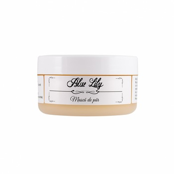 Masca de par Blue Lily cu ulei de cocos organic, 150 ml Masca de par Blue Lily cu ulei de cocos organic, 150 ml