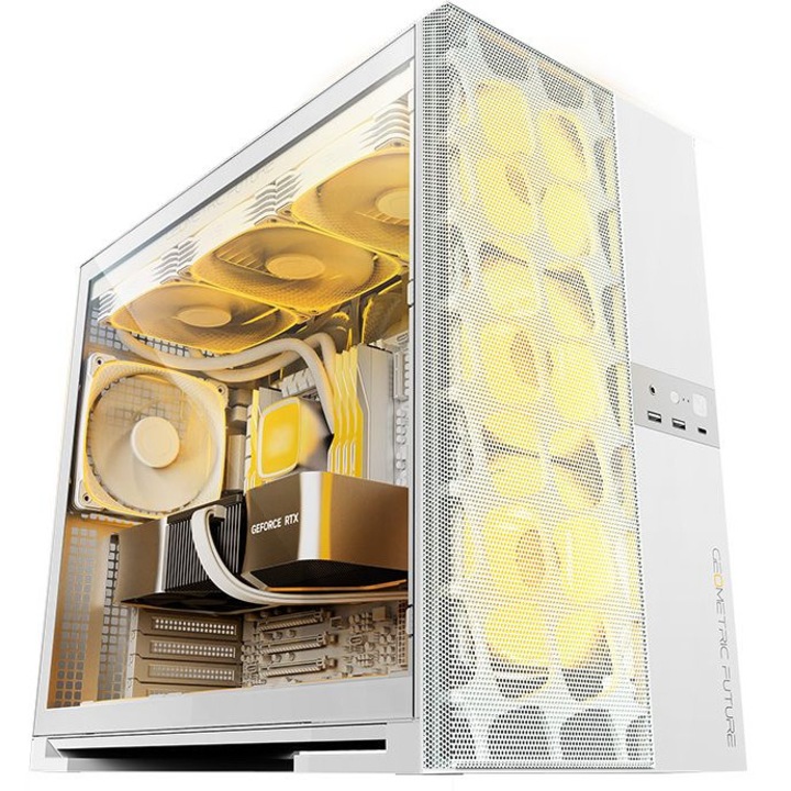 Компютърна кутия Geometric Future Model 5 Vent, Бял, Middle Tower
