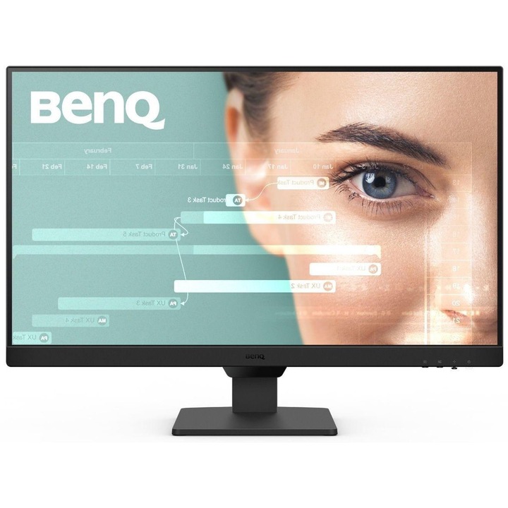 Монитор 27'' BenQ GW2790, LED, IPS, 1920x1080, 2 x HDMI 1.4, 1 x DisplayPort 1.2, 1 x Audio Out, Вградени високоговорители 2 x 2W