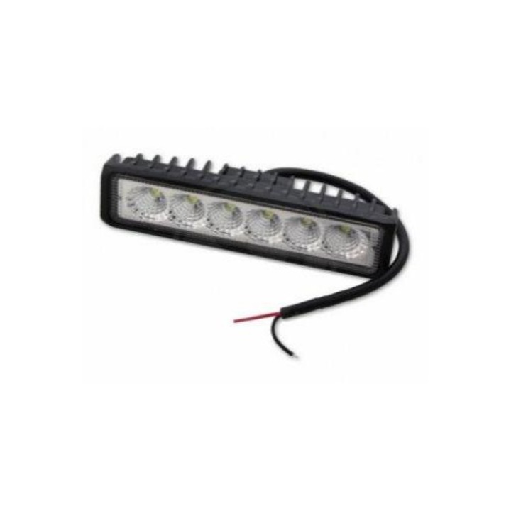 Egyéb 2036914 Led Reflektor, munkalámpa, fényhíd, 10-30V, 18Watt, hideg fehér, IP67