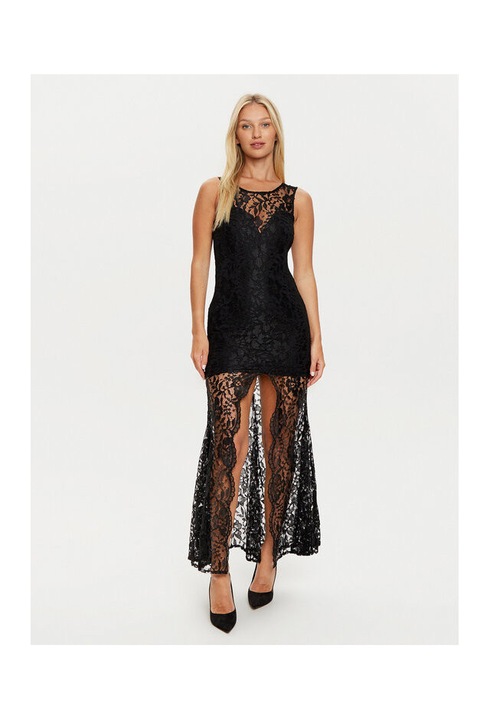 Női ruha, Haveone, 305086228, Poliamid/Viszkóz, Fekete, Fekete