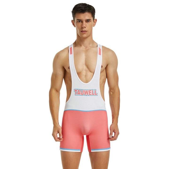 Мъжки бански, TAUWELL, розов, 2XL