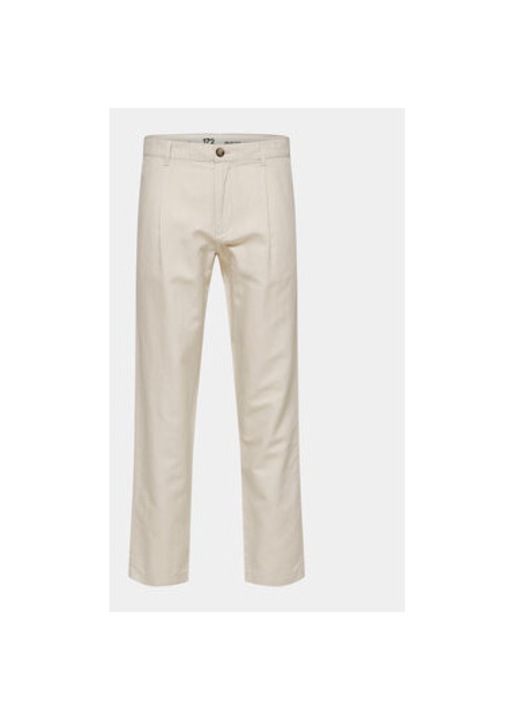 Férfi nadrág, Selected Homme, 302091607, Biopamut/Len, Szürke, Szürke, W32-L34