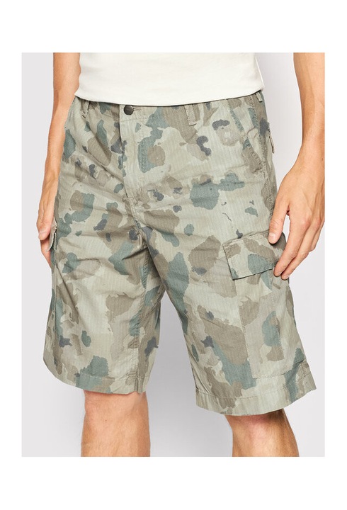 Férfi rövidnadrág, Carhartt Wip, 300977743, Pamut, Zöld, Zöld