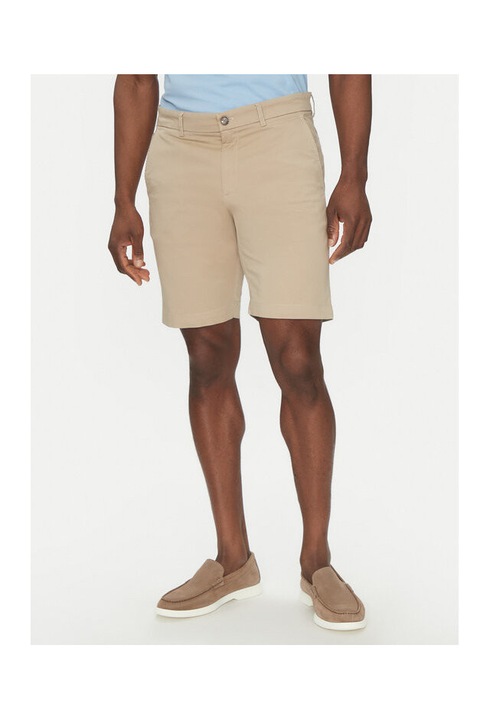 Férfi rövidnadrág, Hechter Paris, 305100139, pamut, bézs, Bézs
