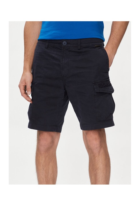 Мъжки къси панталони, Napapijri, 303757397, Памук, 35 EU, Син