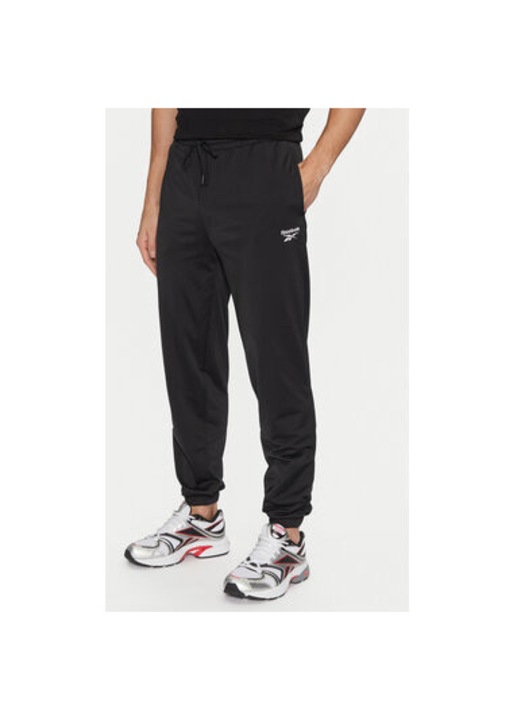 Мъжки панталон, Reebok, 304939631, Полиестер, Черен, Черен