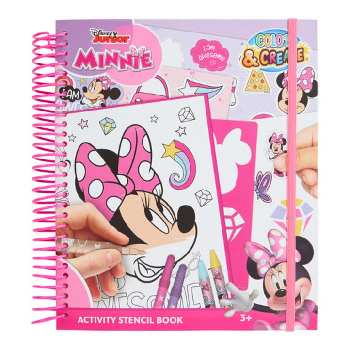 Carte de colorat și activități, Minnie, Slammer, 2023