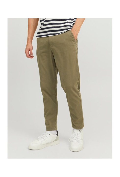 Férfi nadrág, Jack and Jones, 303482268, Pamut, Zöld, Zöld