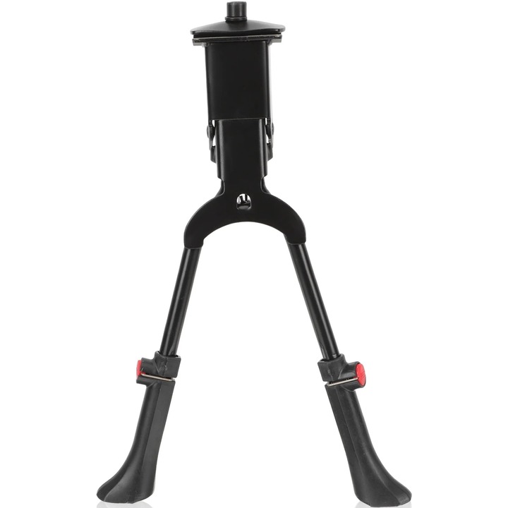 Cric bicicleta metalic, negru, 37x22.3x3.5cm, suport dublu, rezistent