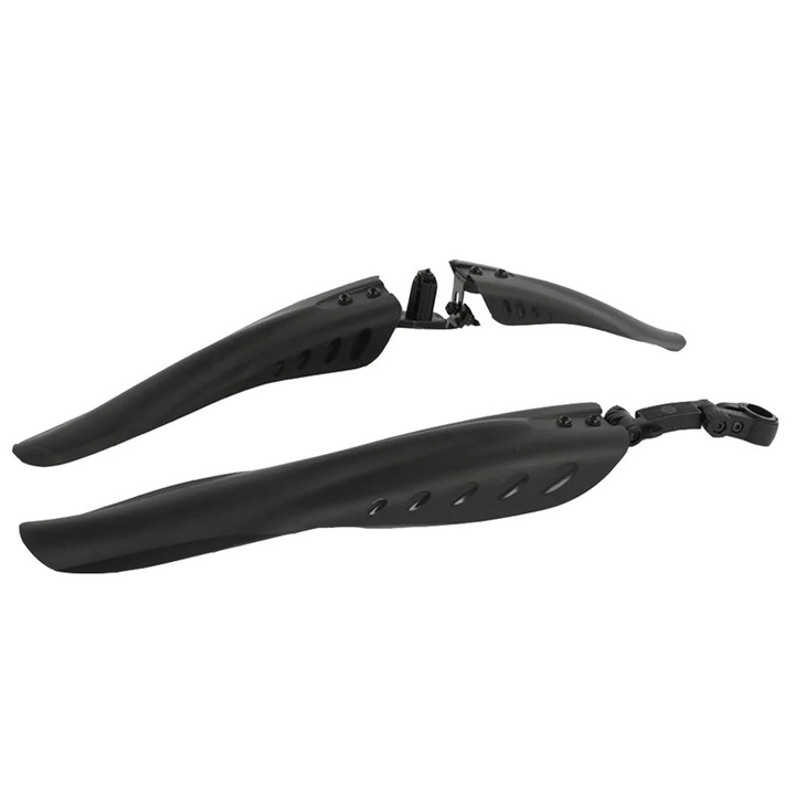 Aparatori noroi bicicleta ZYBLSSBB, ajustabile, negre, 56x7x7cm