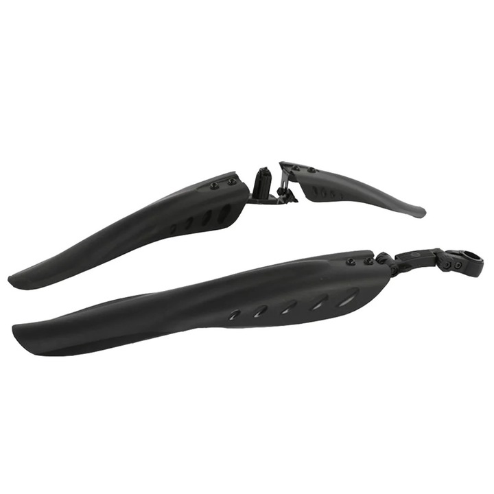 Aparatori noroi bicicleta ZYBLSSBB negru 56x7x7cm set
