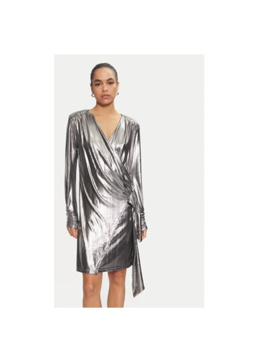 Rochie dama, Karen By Simonsen, 304176692, Poliester, Argintiu, Argintiu