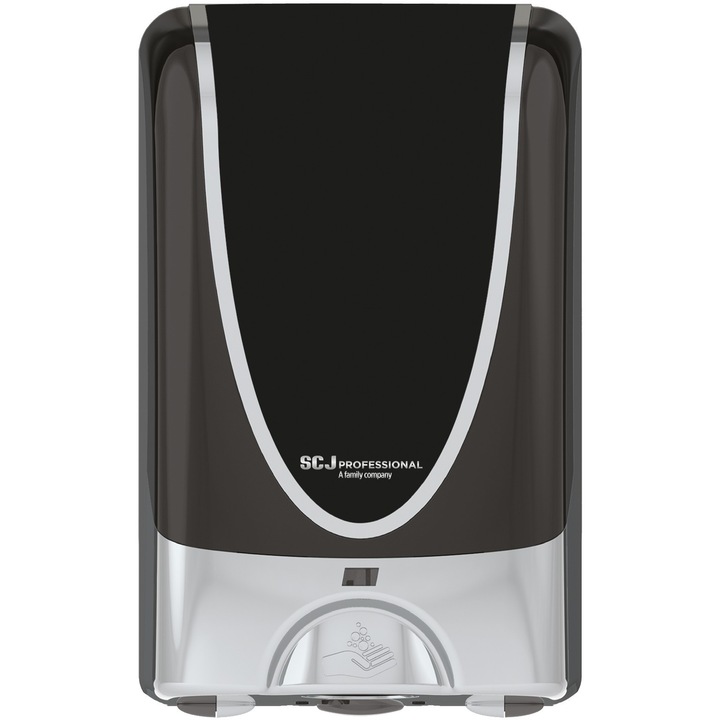 SCJP TouchFREE Ultra habszappan adagoló SC Johnson Professional habszappan patronokhoz, automata, 1, 2L, ABS műanyag, fekete/opálos/króm