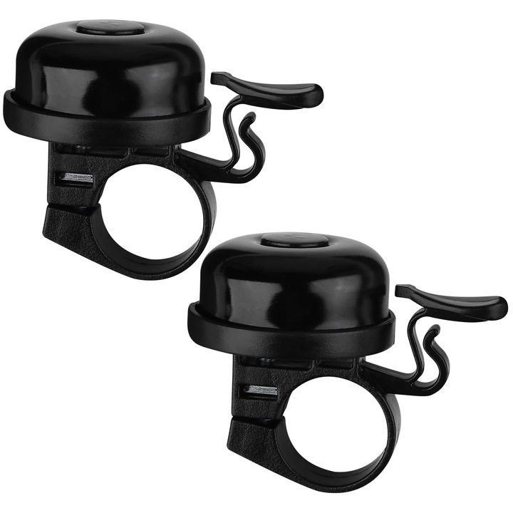 Sonerie bicicleta ZYBLSSBB, negru, 5.5x5.5x3.5cm, aluminiu-plastic