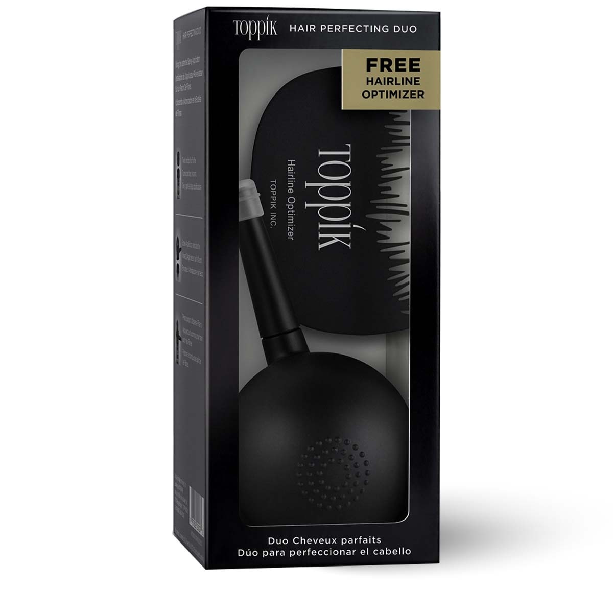 Set complet Toppik Fibre pentru par, Roscat, include pudra
