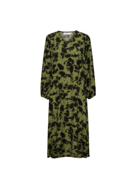 Női ruha, Karen By Simonsen, 302969708, Viszkóz, Zöld, Zöld