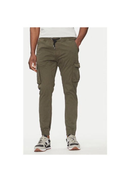 Férfi nadrág, Alpha Industries, 301547433, Pamut, Szürke, Szürke