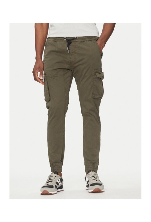 Férfi nadrág, Alpha Industries, 301547433, Pamut, Szürke, Szürke