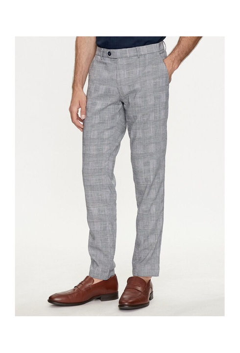 Ferfi nadrag, Bugatti, 303758882, Lyocell/Polieszter, Kek, Kék