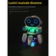 Robot educational interactiv, ZOUN, inteligent, danseaza/ canta, lumini, pentru copii si bebelusi, portocaliu