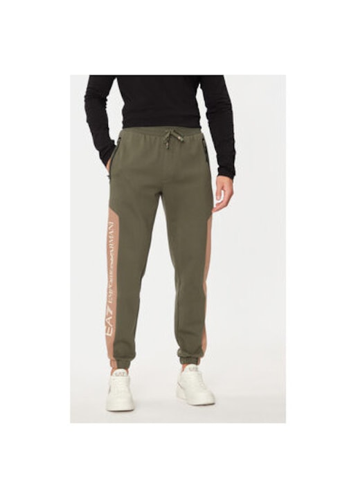 Ferfi nadrag, Emporio Armani EA7, 304212314, Pamut, Zold, Zöld