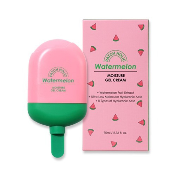 Crema tip gel hidratanta cu extract de pepene, 70g Patch Holic