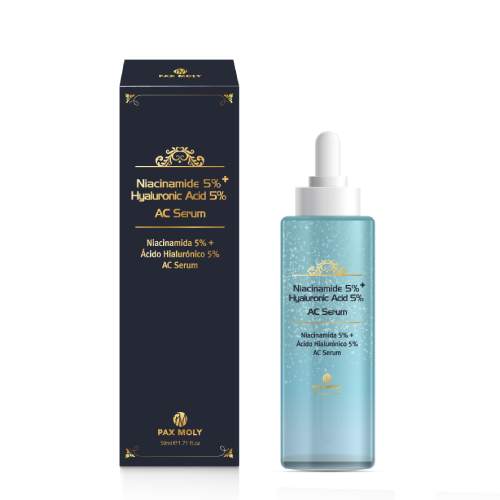 Serum cu 5% niacinamide + 5 acid hialuronic, 50ml PaxMoly - eMAG.ro