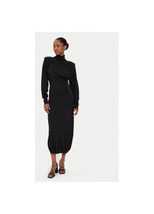 Női ruha, Kontatto, 304638398, Viszkóz/Gyapjú/Poliamid, Egy méret INTL, Fekete