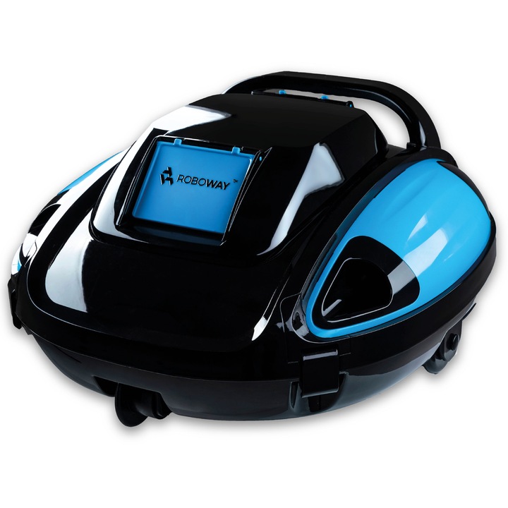 Robot pentru curățarea piscinei Roboway, fără fir, 85 m², 5000 mAh, 36W, adâncime maximă 5m, greutate 3kg, Capacitatea pompei: 15 m³/h