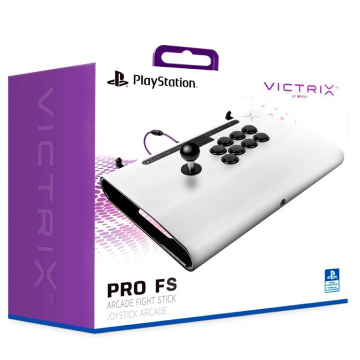 PDP Fight Stick, Victrix, Pro Fs-12, Arcade, Fehér és Playstation 5
