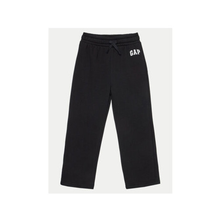 Pantaloni baieti, Gap, 304985904, Bumbac/Poliester, 134 CM, Negru