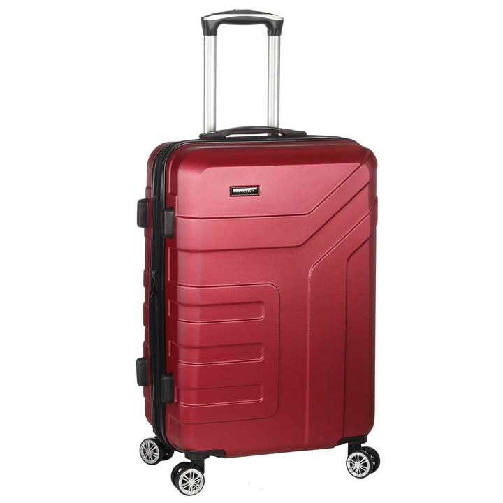 Куфар Madisson SW87104, Среден, ABS, 66,5 см, червена